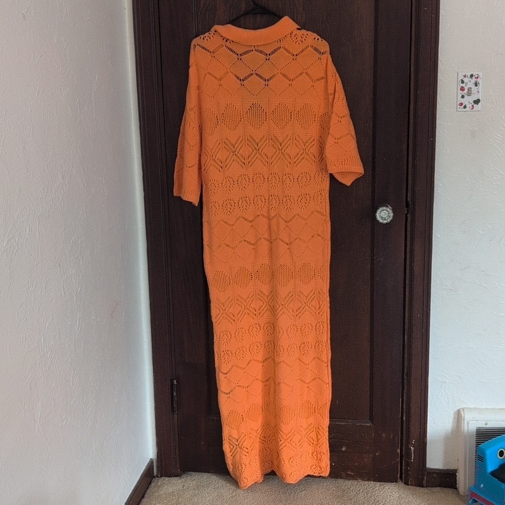 Free People Beach Islamorada Sweater Dress/Swim Cover Up Size Large - Picture 6 of 8